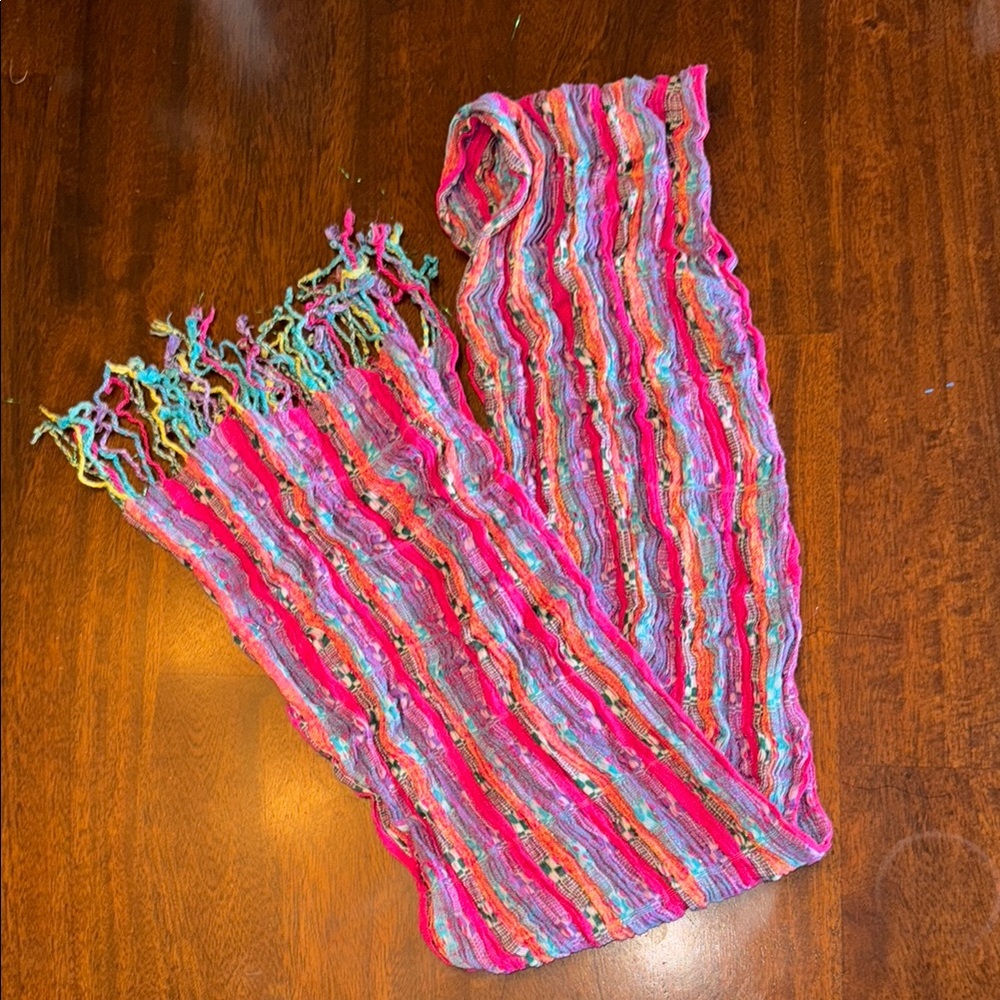 Colorful Striped Women's Scarf